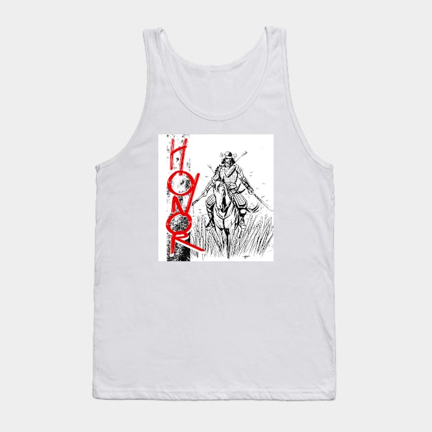 Samurai on horse Tank Top by RodLuperArt